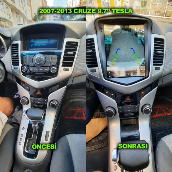 Chevrolet Cruze 2007-2013 Uyumlu 9.7 inç Tesla Multimedya