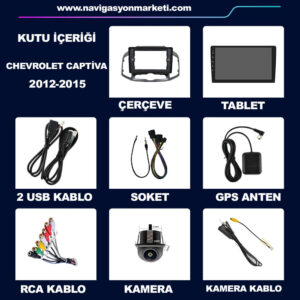 Chevrolet Captiva 2012-2015 Uyumlu 10 inç Multimedya - Görsel 5