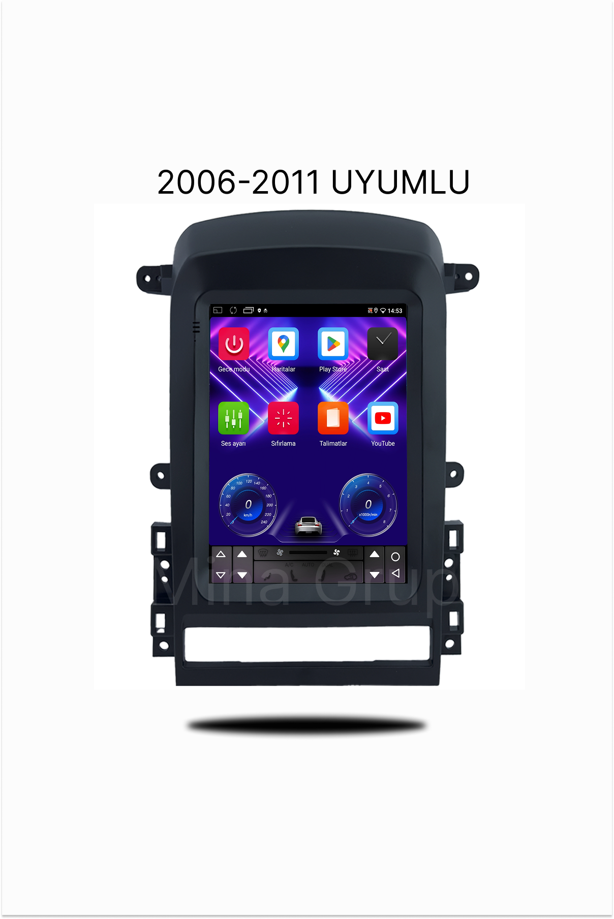 Chevrolet Captiva 2007-2011 Uyumlu 9.7 inç Tesla Multimedya - Görsel 2