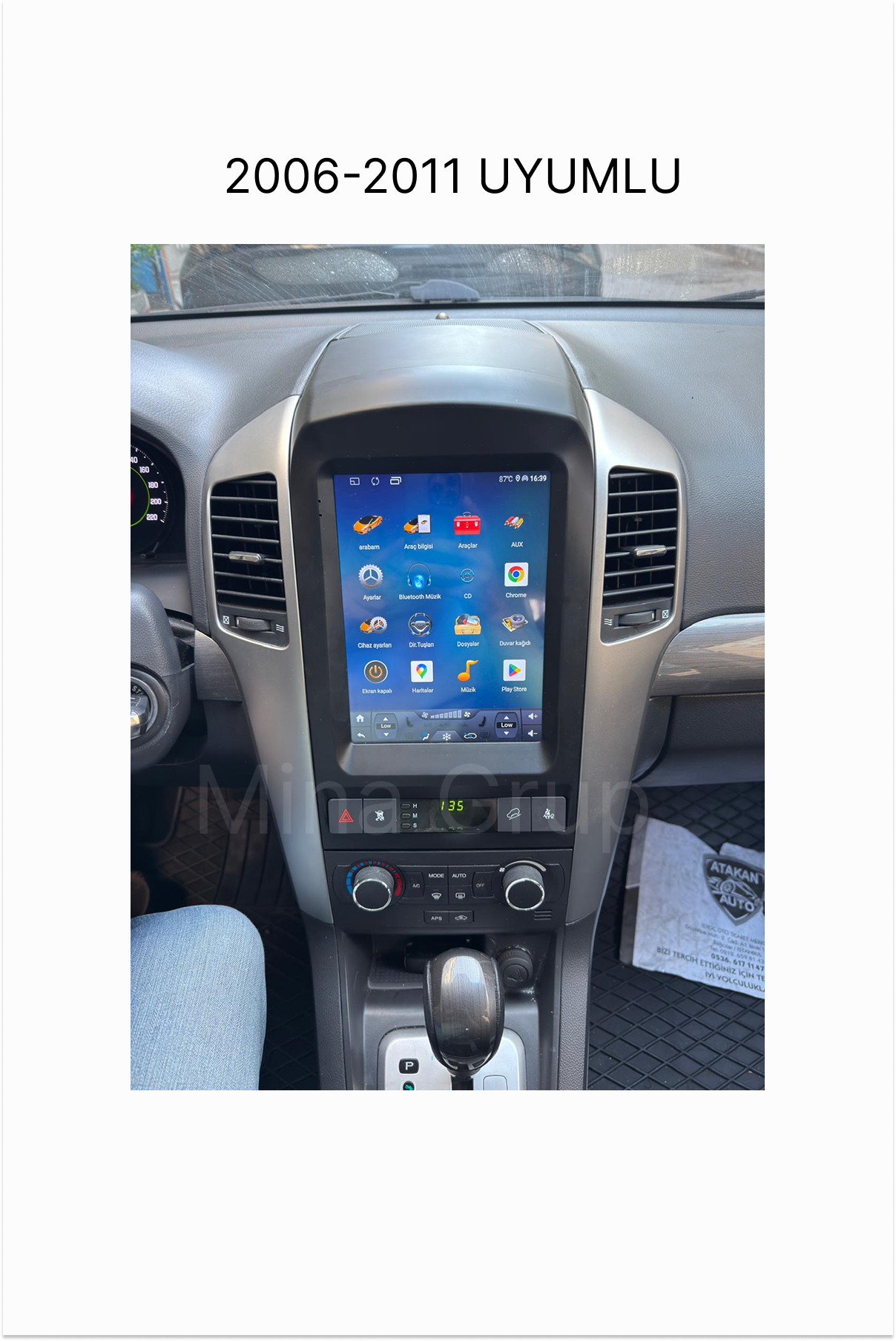 Chevrolet Captiva 2007-2011 Uyumlu 9.7 inç Tesla Multimedya - Görsel 3
