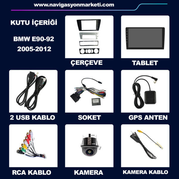 BMW E90-92-93 2005-2012 Uyumlu Multimedya Kamera - Görsel 6