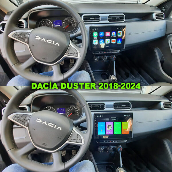 Dacia Duster 2018-2024 Uyumlu 10 inç Multimedya - Görsel 2