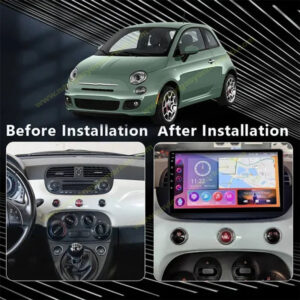 Fiat 500C 2011-2015 Uyumlu 9 inç Multimedya - Görsel 4