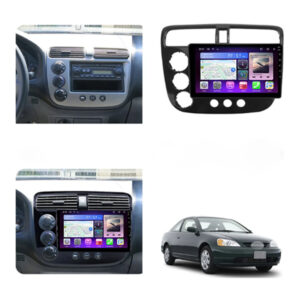 Honda Civic 2001-2006 Uyumlu 9 inç Multimedya - Görsel 2
