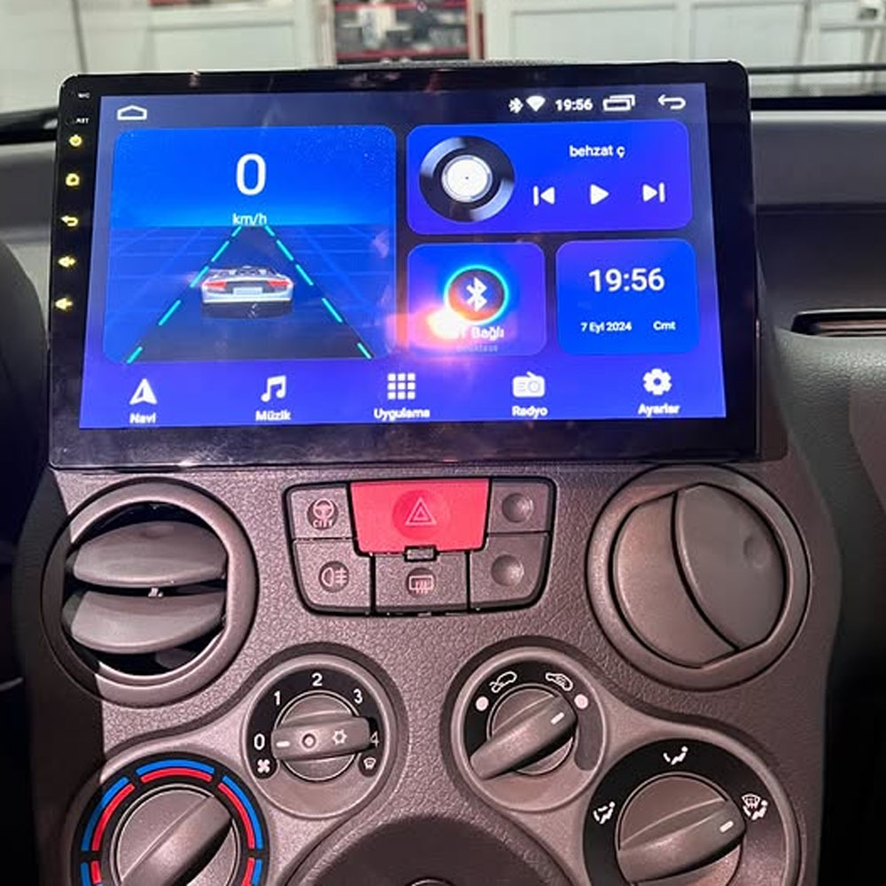 Fiat Panda 2003-2012 Uyumlu 9 inç Multimedya - Görsel 2