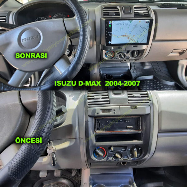 Isuzu Dmax 2004-2007 Uyumlu 9 inç Multimedya - Görsel 2