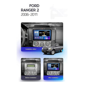 Ford Ranger 2006-2011 Uyumlu 9 inç Multimedya - Görsel 3