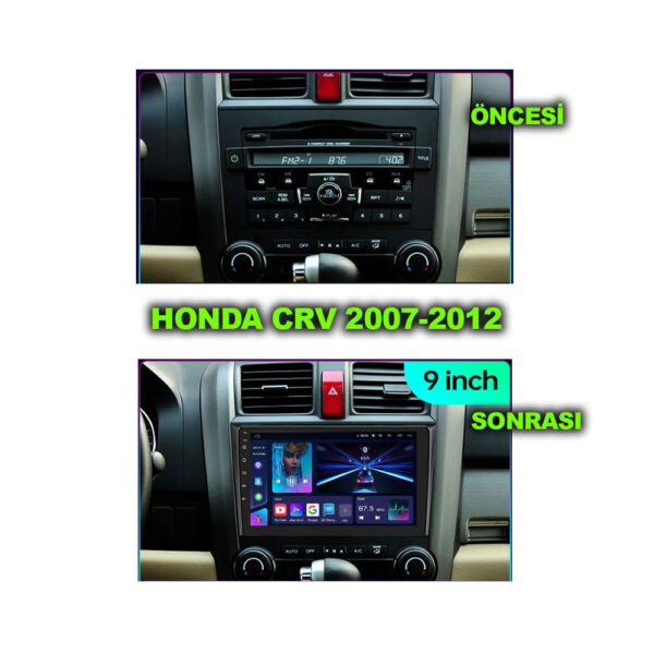 Honda CRV 2007-2012 Uyumlu 9 inç Multimedya - Görsel 6