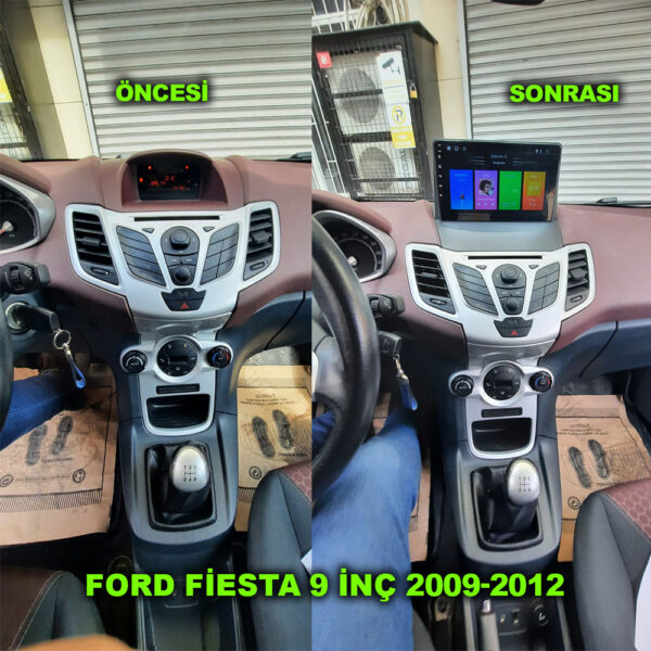 Ford Fiesta 2010-2017 Uyumlu 9 inç Multimedya - Görsel 2