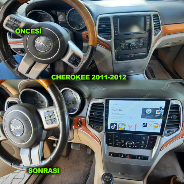 Jeep Cherokee 2011-2012 Uyumlu 9 inç Multimedya - Görsel 2