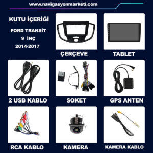 Ford Transit 2014-2017 Uyumlu 9 inç Multimedya - Görsel 6