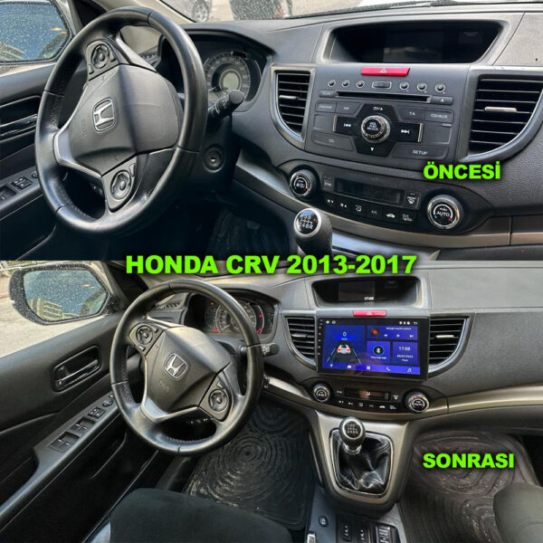 Honda CRV 2013-2017 Uyumlu 10 inç Multimedya - Görsel 3