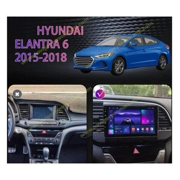 Hyundai Elantra 2015-2018 Uyumlu 9 inç Multimedya - Görsel 5