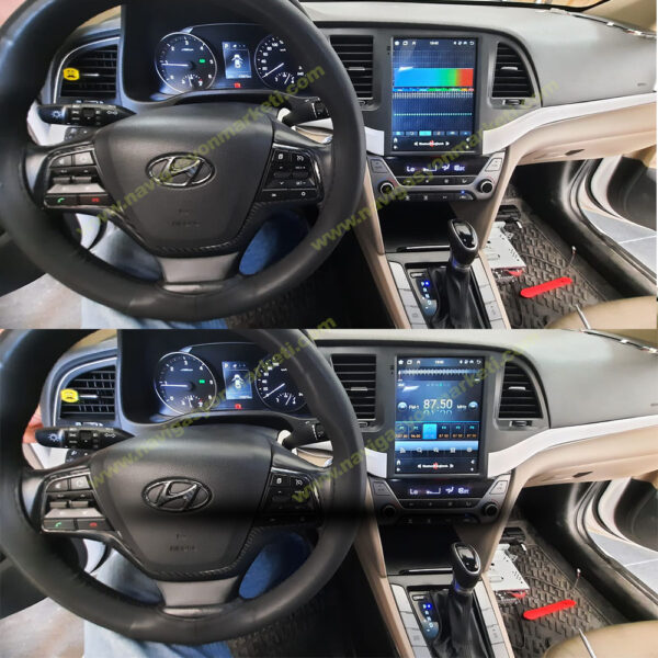 Hyundai Elantra 2015-2018 Uyumlu 9.7 inç Tesla Multimedya - Görsel 2