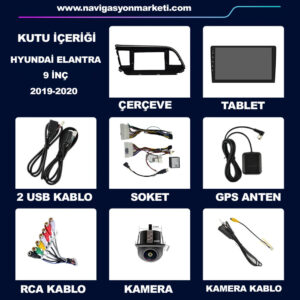 Hyundai Elantra 2019-2020 Uyumlu 9 inç Multimedya - Görsel 6