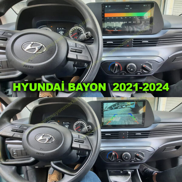 Hyundai İ20 Bayon 2021-2024 Uyumlu 10 inç Multimedya - Görsel 3