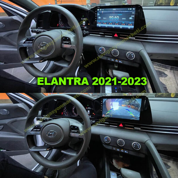 Hyundai Elantra 2021-2024 Uyumlu 9 inç Multimedya - Görsel 2