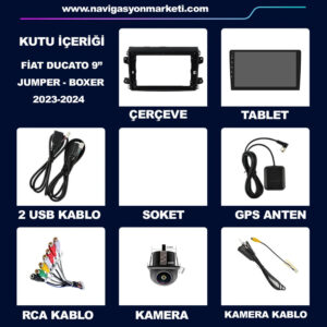 Peugeot Boxer 2022-2024 Uyumlu 9 inç Multimedya - Görsel 6