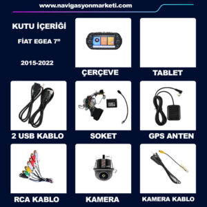 Fiat Egea 2015-2022 Uyumlu 7 inç Multimedya - Görsel 9