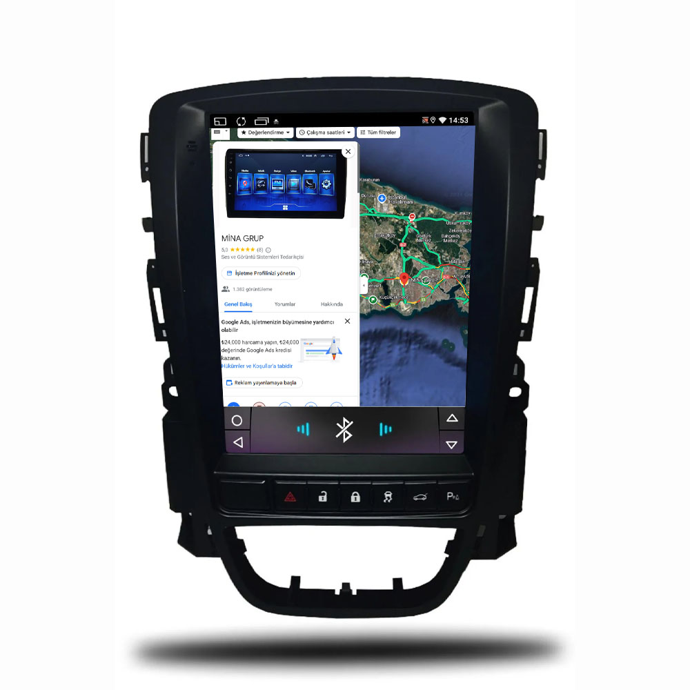 Opel Astra J 2010-2020 Uyumlu 9.7 inç Tesla Multimedya - Görsel 6