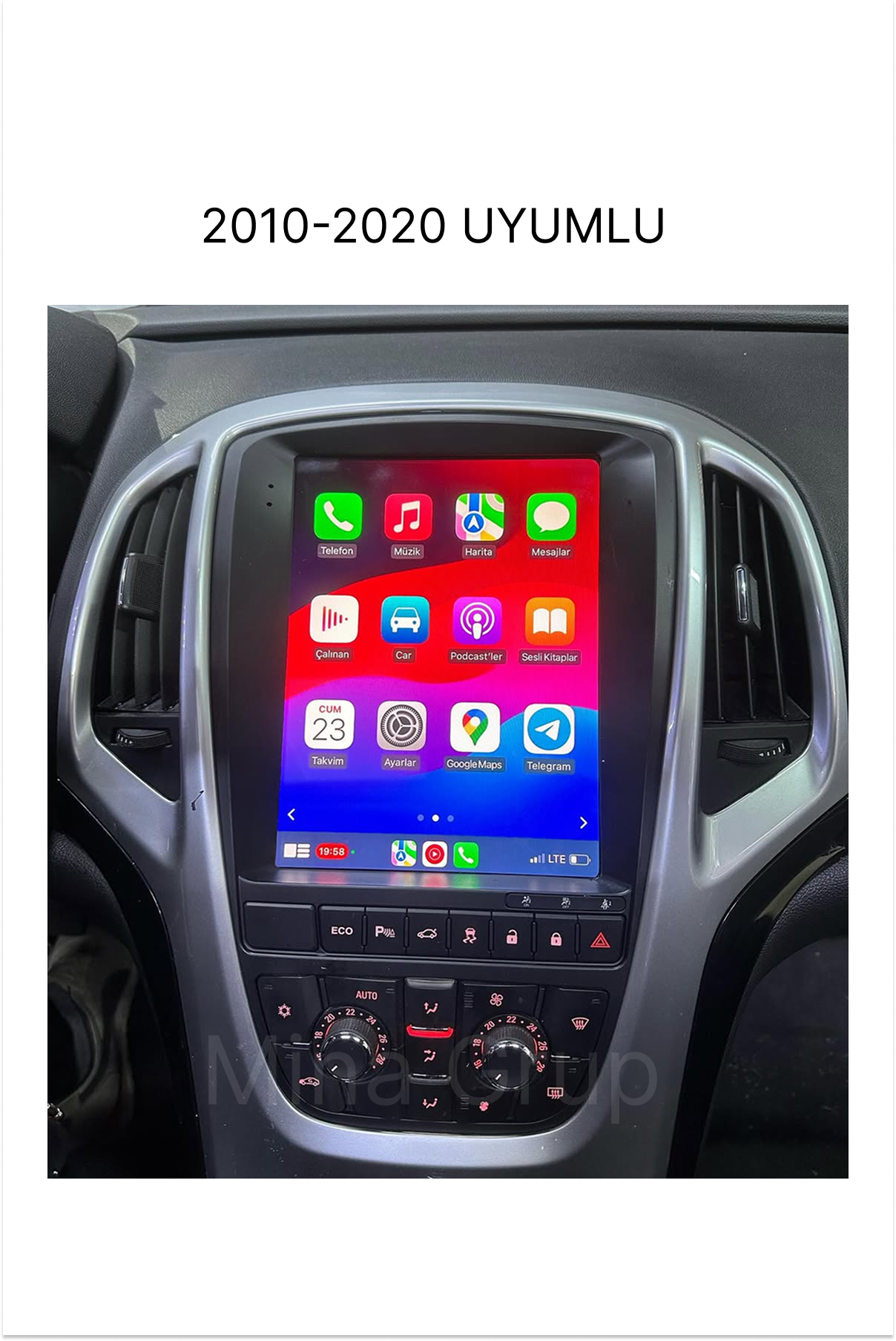 Opel Astra J 2010-2020 Eco Mod Tuşu Uyumlu 9.7 inç Tesla Multimedya - Görsel 2