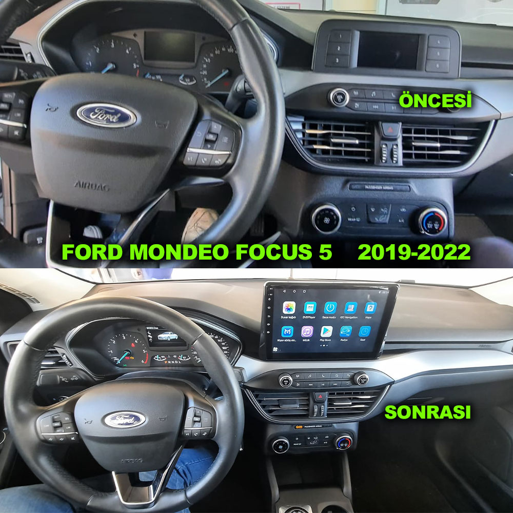 Ford Focus 5 2019-2022 Uyumlu 9 inç Multimedya - Görsel 2