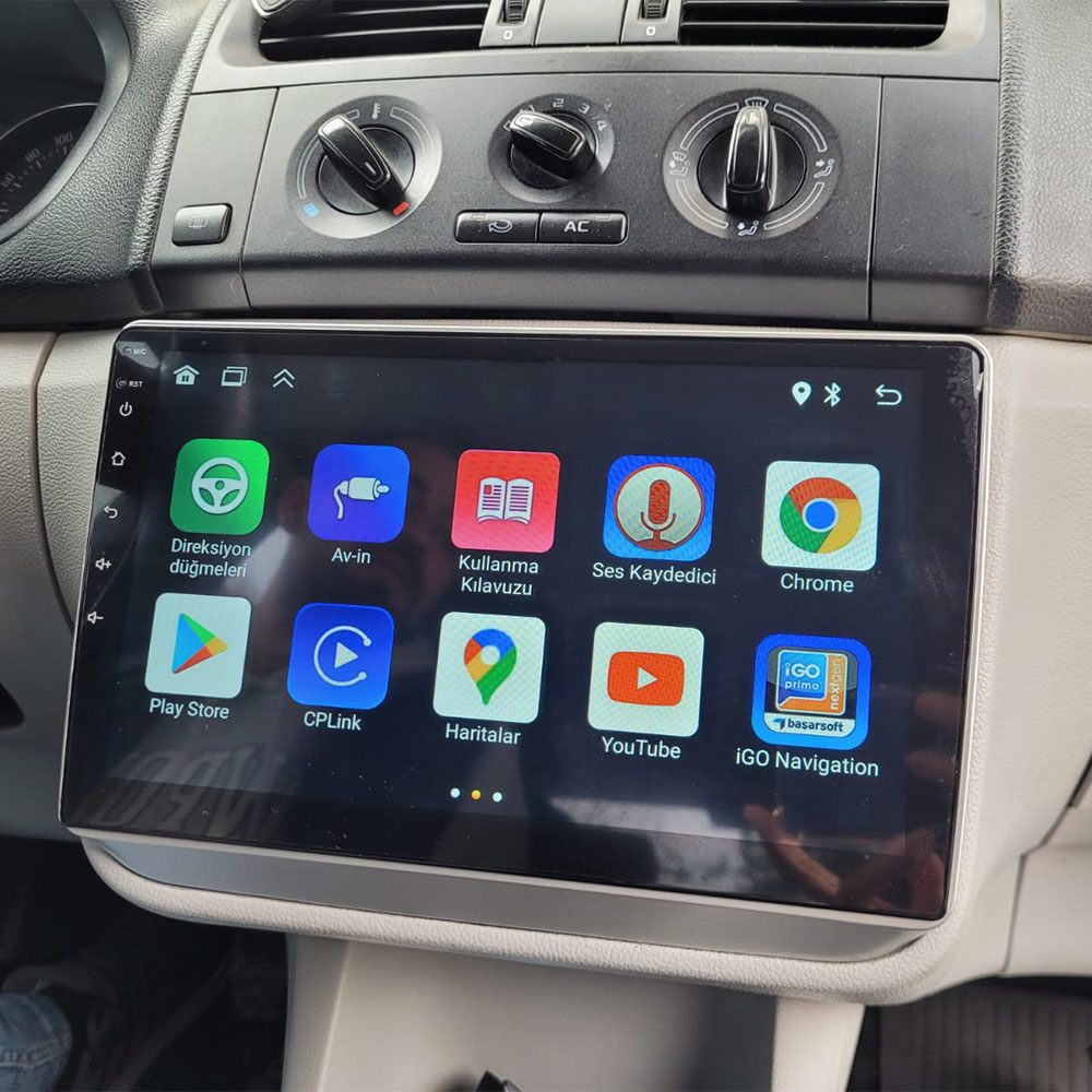 Skoda Fabia 2008-2014 Uyumlu 10 inç Multimedya - Görsel 5