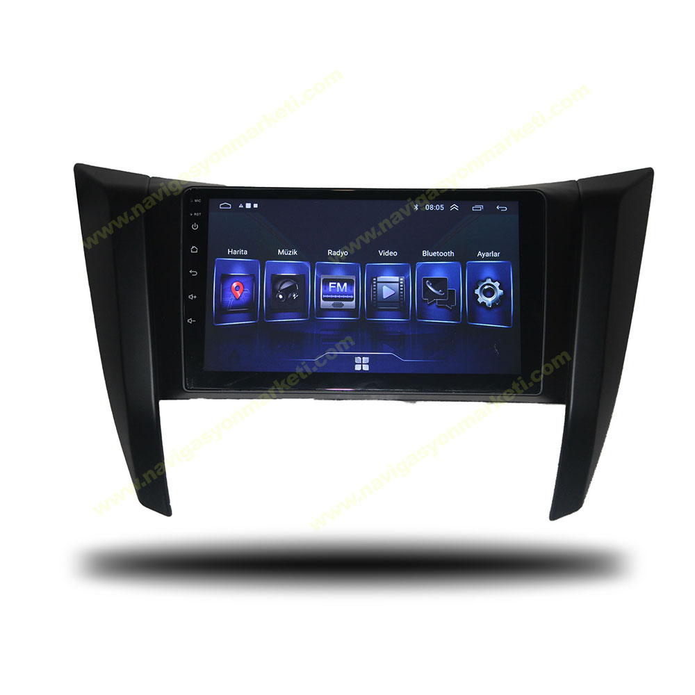 Nissan Navara 2016-2021 Uyumlu 9 inç Multimedya