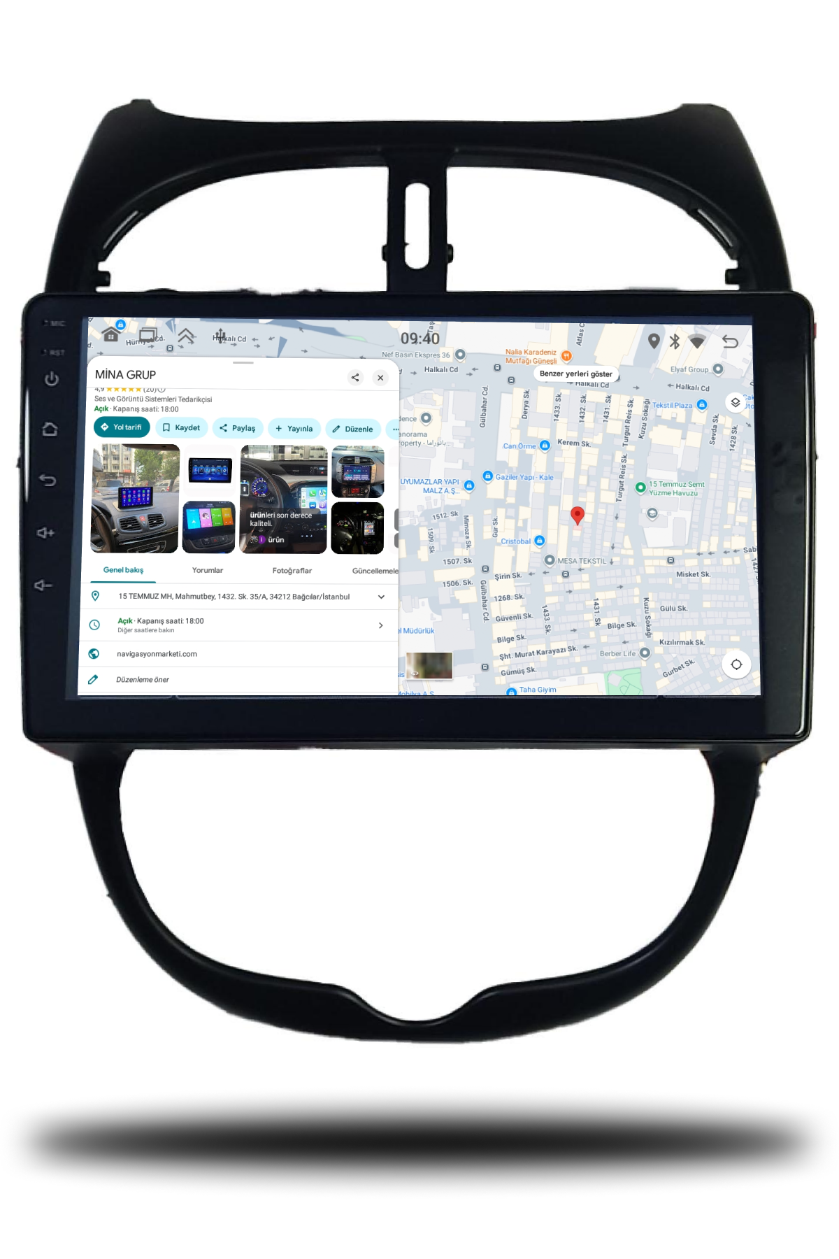 Peugeot 206 1999-2011 Uyumlu 9 inç Multimedya - Görsel 4