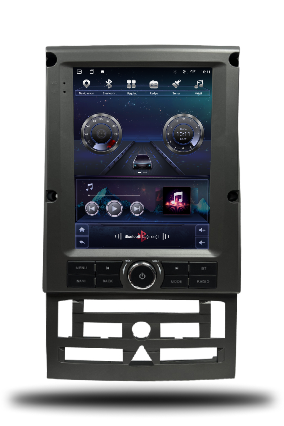 Peugeot 407 2004-2011 Uyumlu 9.7 inç Tesla Multimedya - Görsel 4