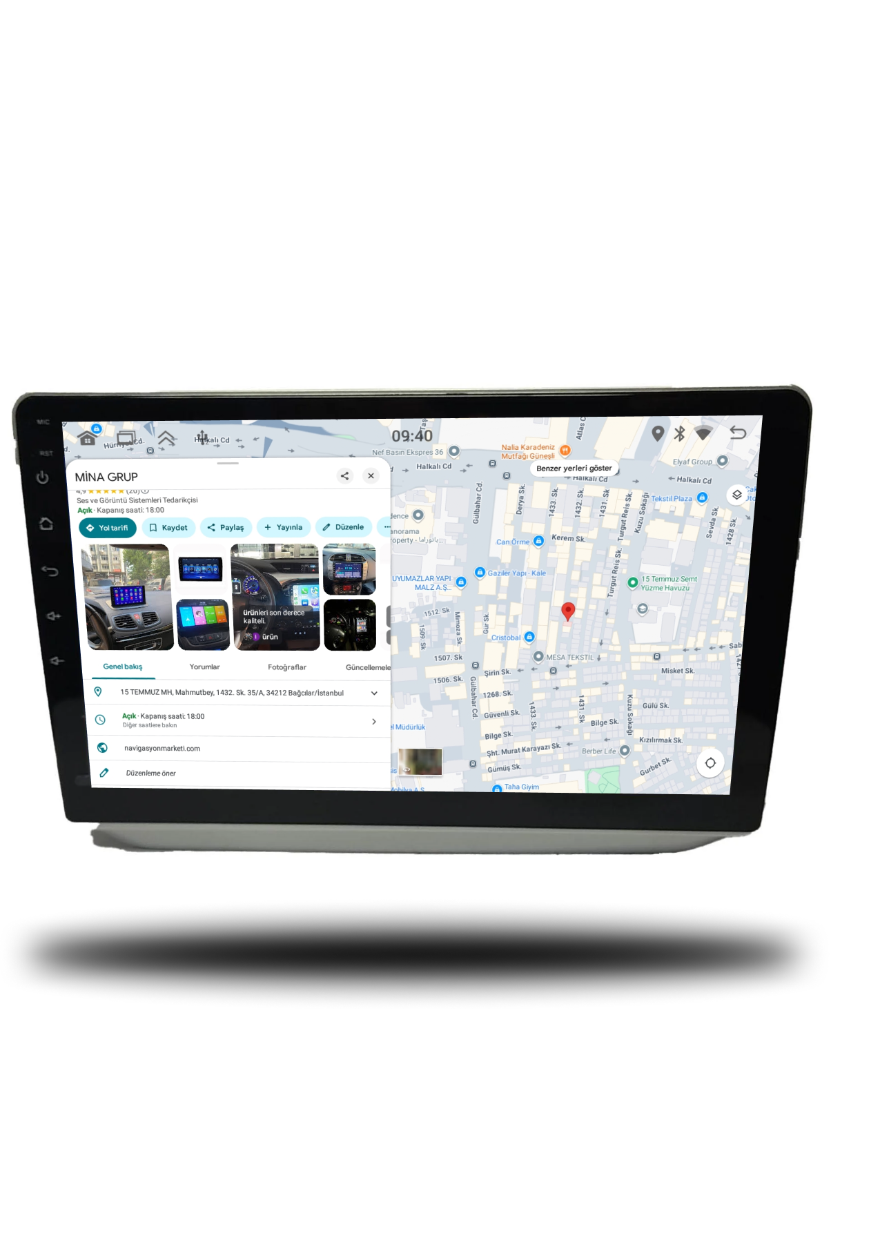 Skoda Fabia 2008-2014 Uyumlu 10 inç Multimedya - Görsel 4