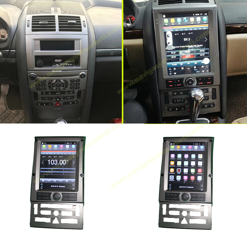 Peugeot 407 2004-2011 Uyumlu 9.7 inç Tesla Multimedya - Görsel 2