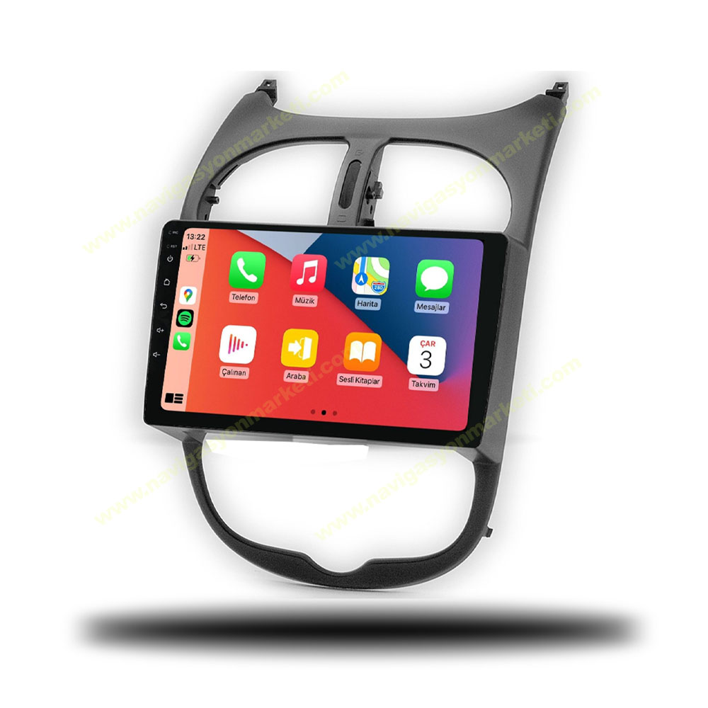 Peugeot 206 1999-2011 Uyumlu 9 inç Multimedya - Görsel 5