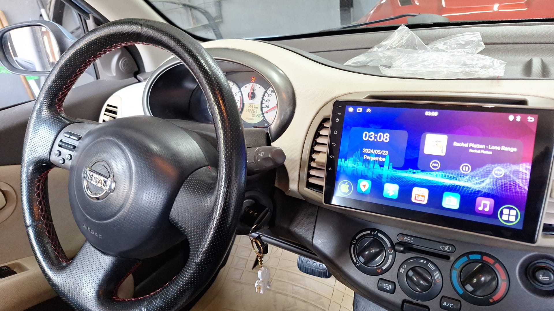 Nissan Micra 2002-2010 Uyumlu 9 inç Multimedya - Görsel 4