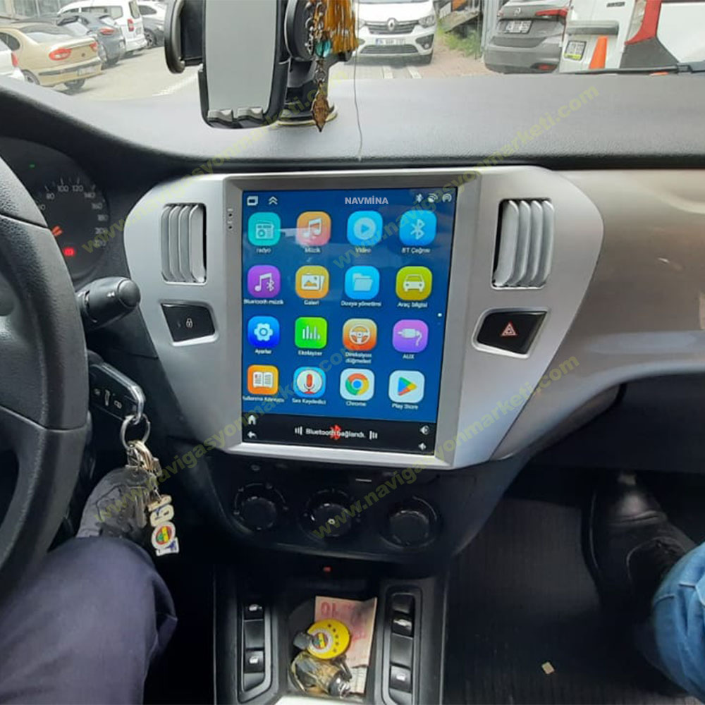 Peugeot 301 Citroen C-Elysee 2011-2025 Uyumlu 9.7 inç Tesla Multimedya - Görsel 2