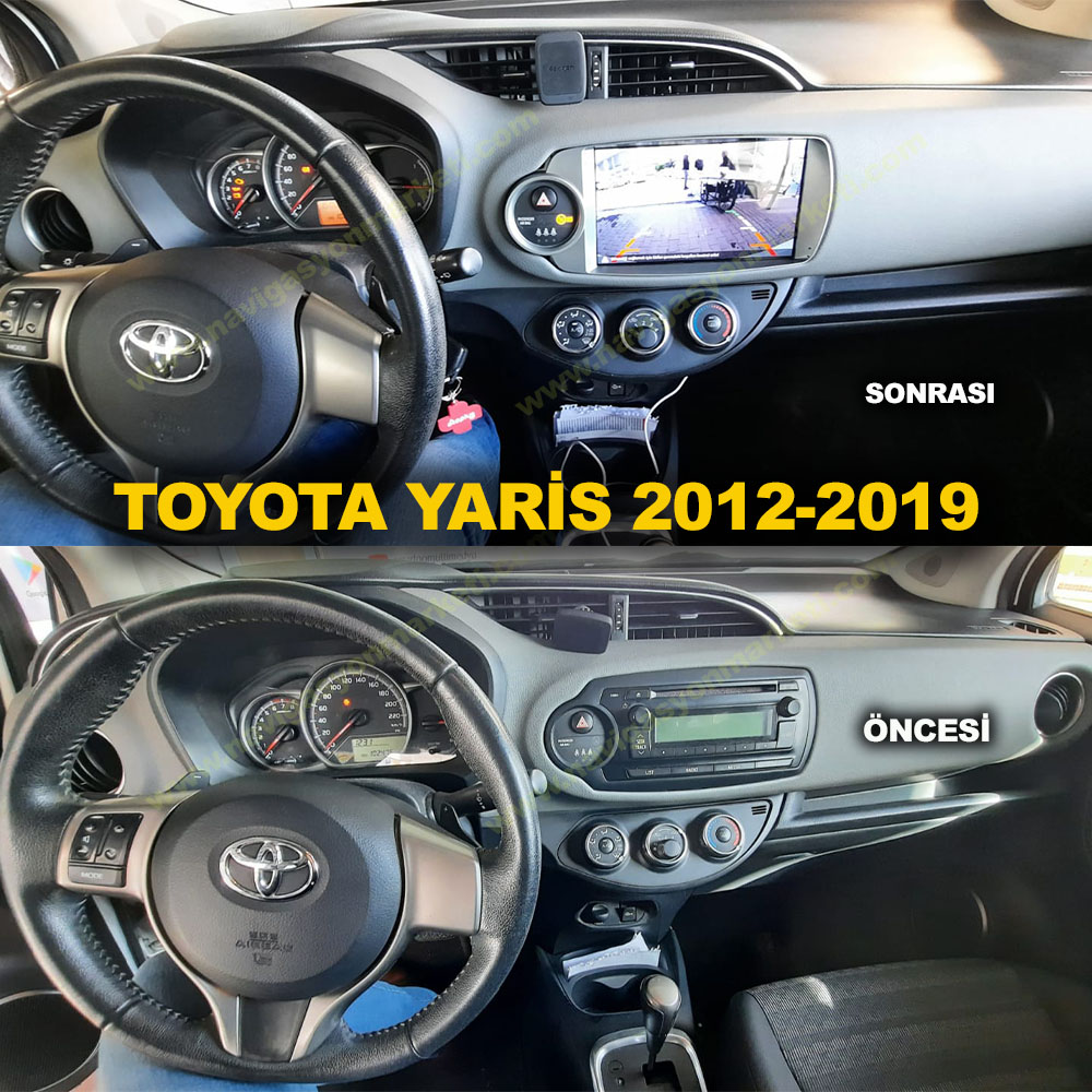 Toyota Yaris 2012-2019 Uyumlu 9 inç Multimedya - Görsel 2