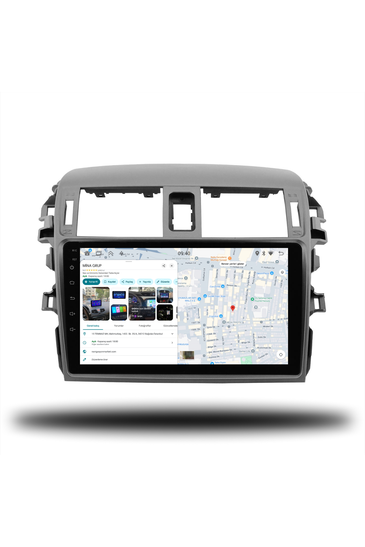 Toyota Corolla 2007-2011 Uyumlu 9 inç Multimedya - Görsel 5