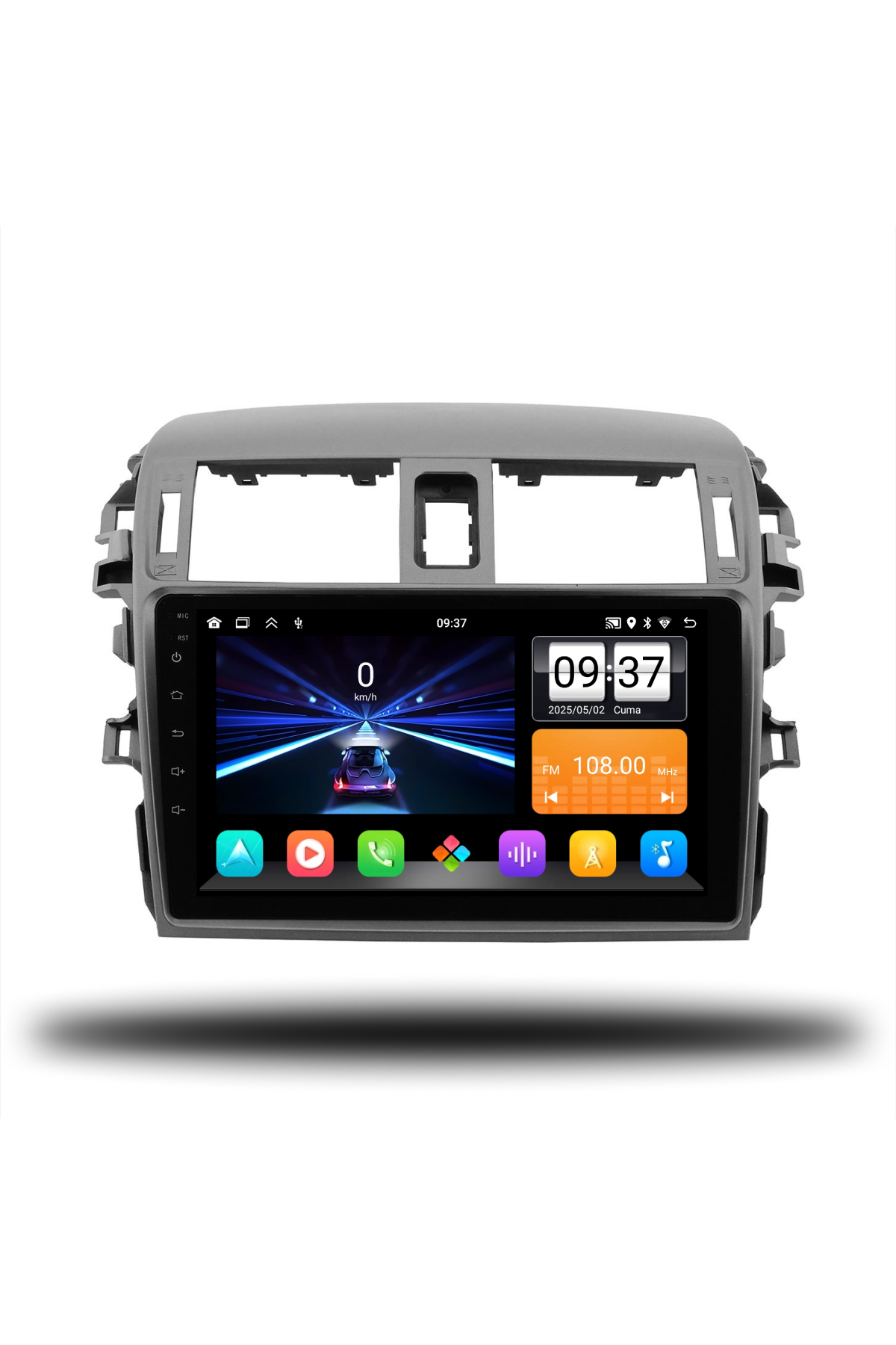 Toyota Corolla 2007-2011 Uyumlu 9 inç Multimedya