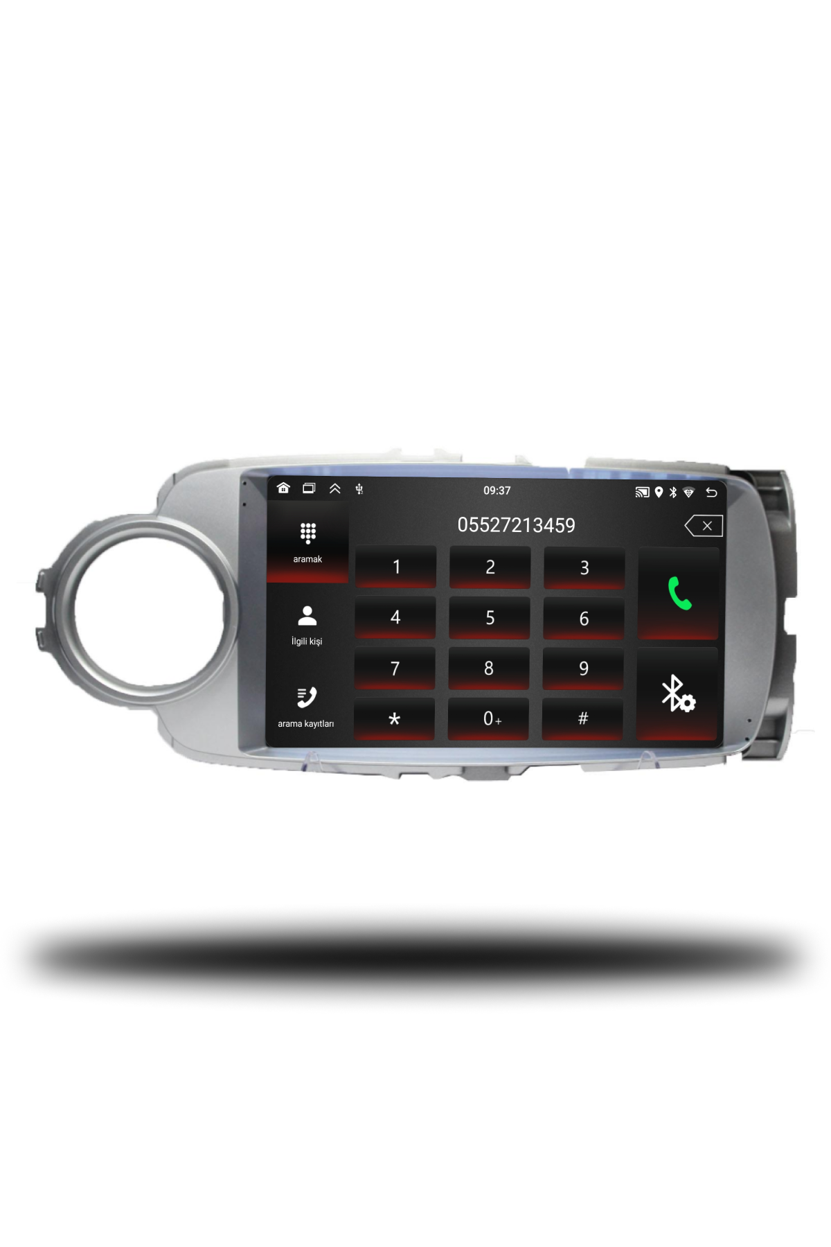 Toyota Yaris 2012-2019 Uyumlu 9 inç Multimedya - Görsel 4