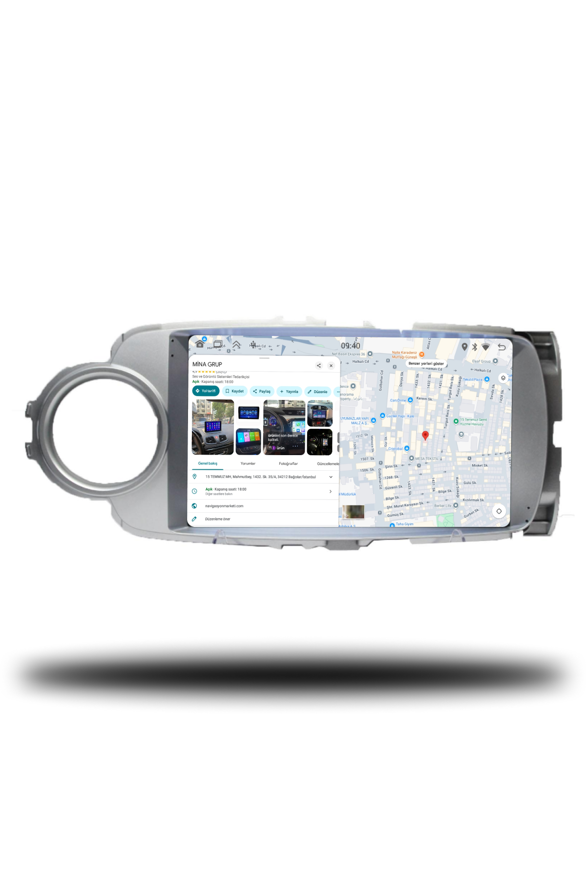 Toyota Yaris 2012-2019 Uyumlu 9 inç Multimedya - Görsel 5