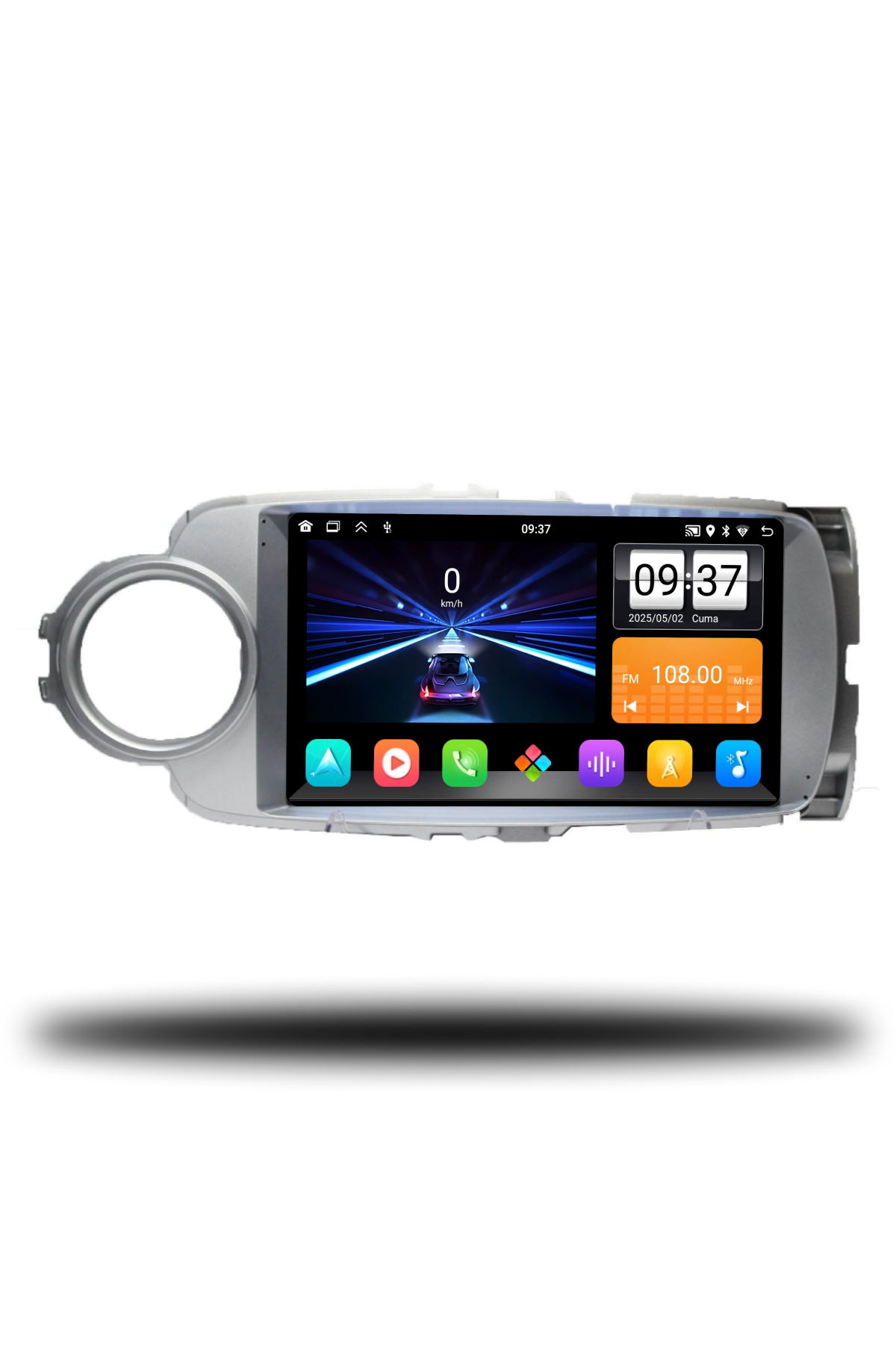 Toyota Yaris 2012-2019 Uyumlu 9 inç Multimedya