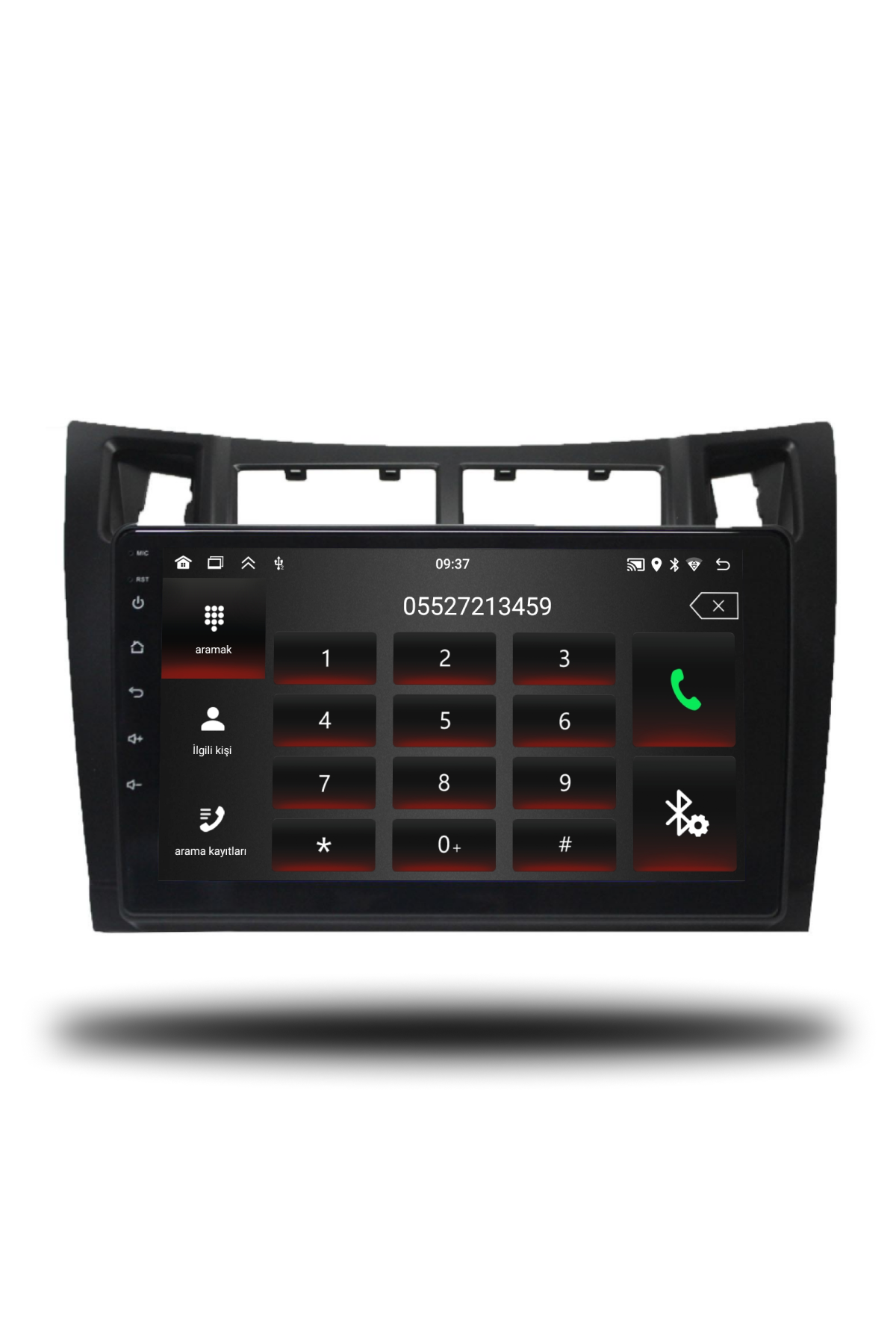 Toyota Yaris 2007-2011 Uyumlu 9 inç Multimedya - Görsel 4