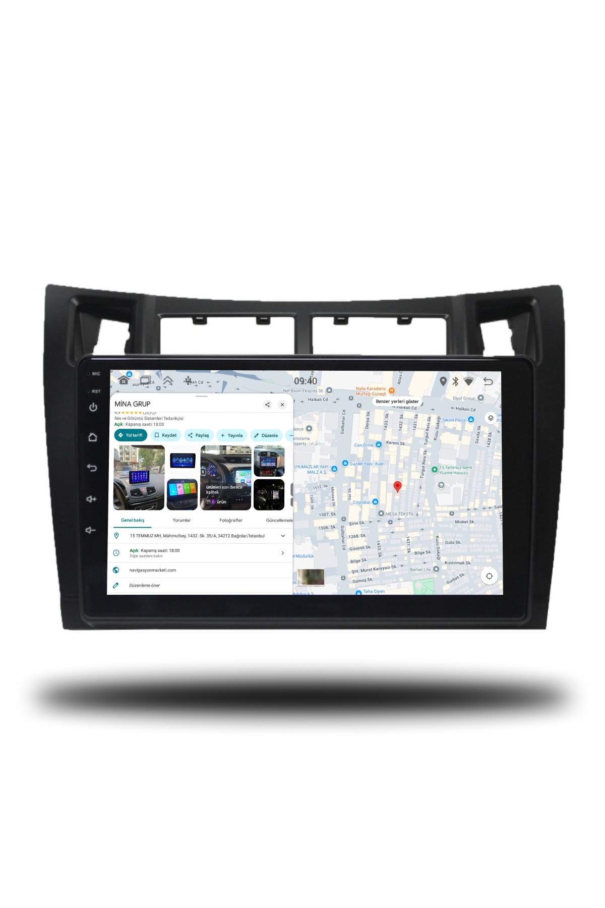 Toyota Yaris 2007-2011 Uyumlu 9 inç Multimedya - Görsel 5