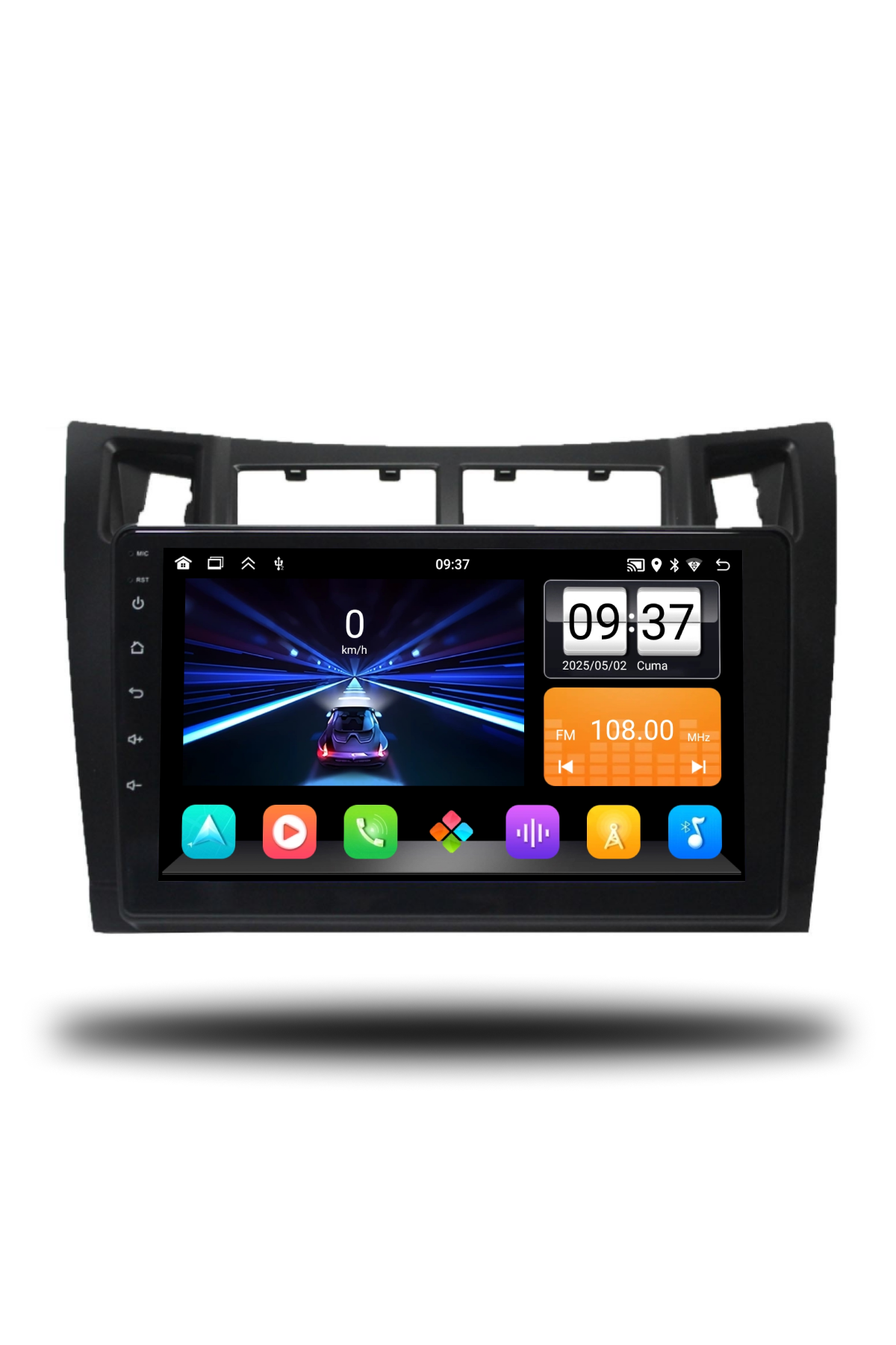 Toyota Yaris 2007-2011 Uyumlu 9 inç Multimedya